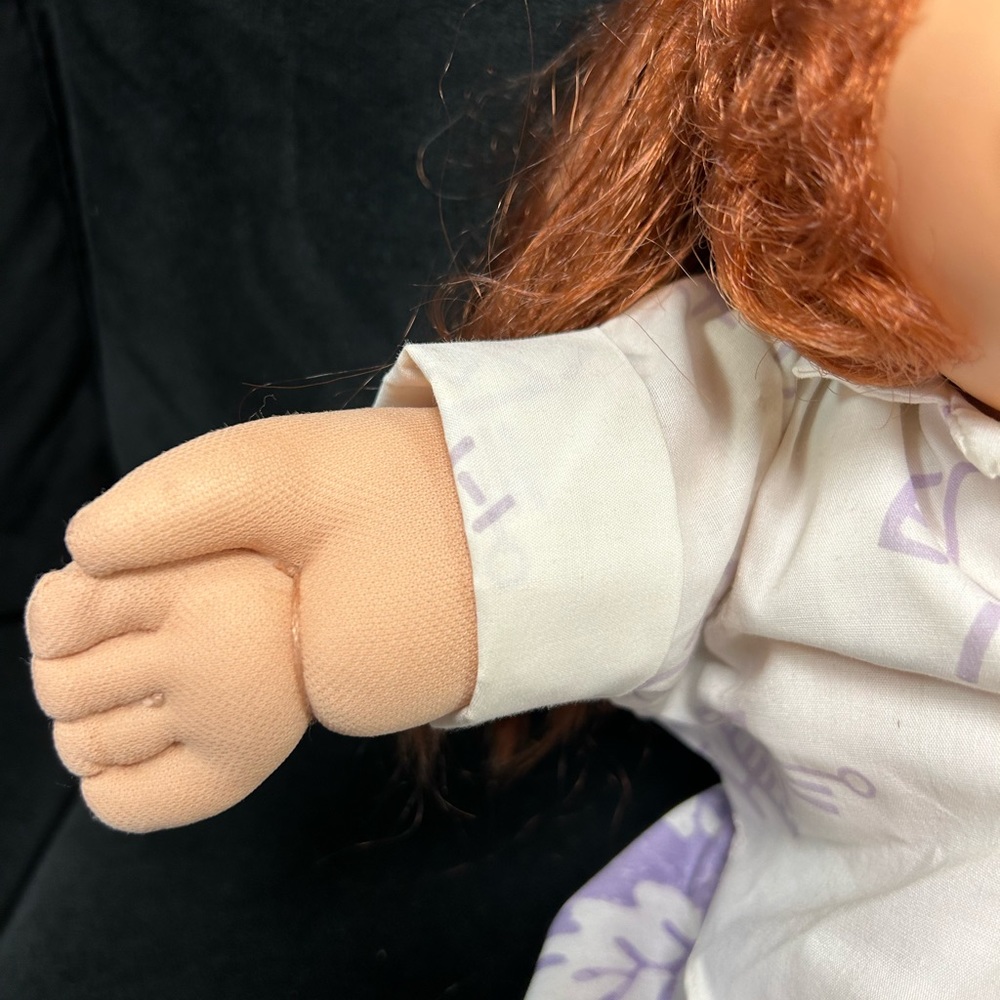 VTG Coleco Cabbage Patch Cornsilk Doll 1986 Girl Auburn Hair Mold 8 Guid… - Picture 4 of 15